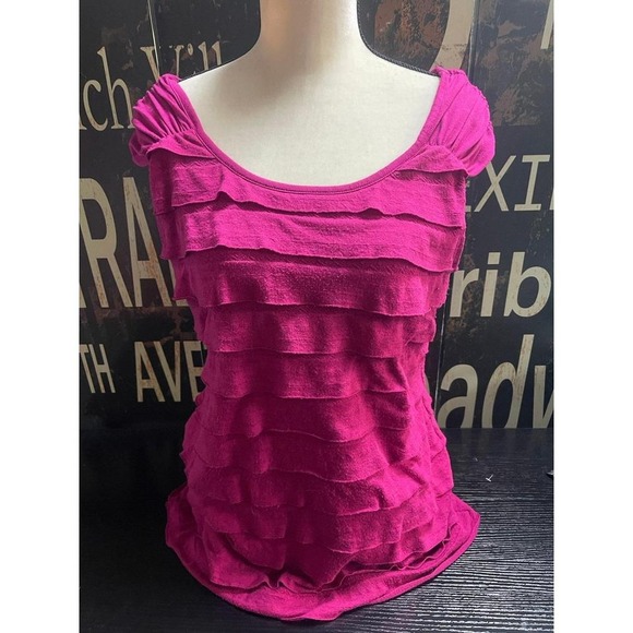 AB Studio Pink Top Size Large‎ - Picture 1 of 5